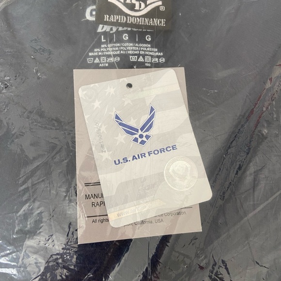 NWT | Rapid Dominance adult’s U.S. Air Force decal navy blue crewneck sweatshirt - Picture 3 of 5